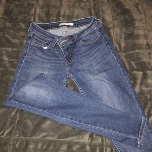 535 super skinny Levis dark streachy jeans